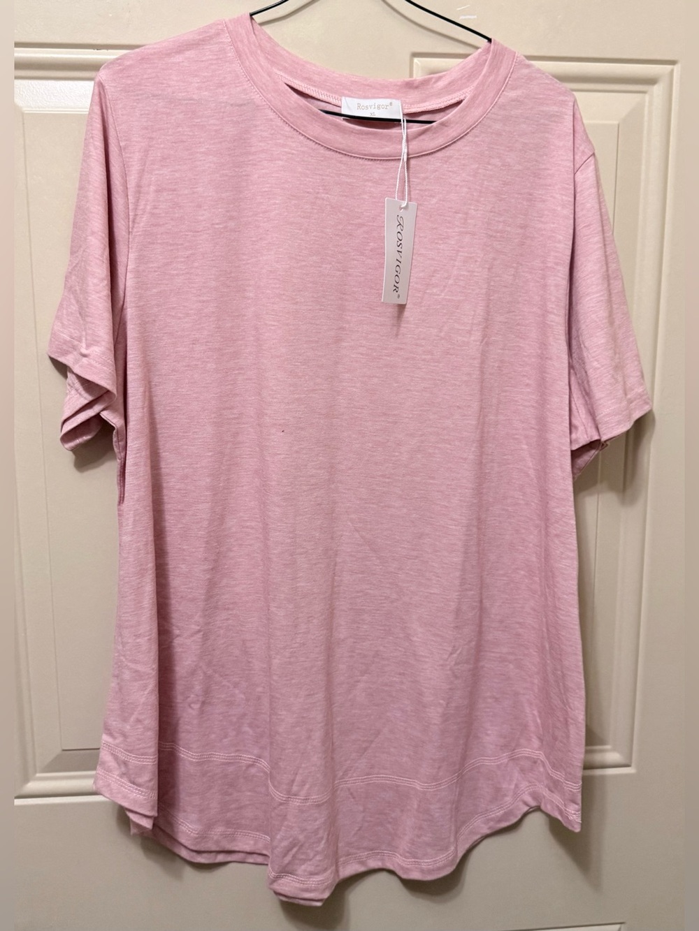 Rosvigor Heather Pink Tee Size XL